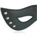 JIAHAO Cat Face Blindfold Sleep Mask - Soft Padded PU Leather Eye Cover for Flirting and Restful Sleep in Black - Buy Online on GoSupps.com