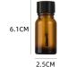 JIHUOO 5-Pack 10ml Glass Nail Polish Bottles with Brush - Empty Nail Polish Containers for DIY & Professional Use - Buy Online on GoSupps.com