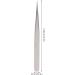 Eyelash Extension Tweezers - Stainless Steel Precision Grafting & Blooming Straight Tweezers for Accurate Application - Buy Online on GoSupps.com