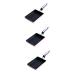 Zerodeko Pancake Skillet Non- Stick Egg Pan 3 Pcs Frying Pan Aluminum Alloy Stone Pot Medical Stone Picnic Barbecue Pan Omelette Pan 34X13CMx3pcs Random Colorx3pcs