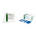 HypaClens Saline Eye Wash Pods (Pack of 25) & HypaPlast Blue Catering Plasters Assorted (Pack of 100) Sterile Hypoallergenic One Size + Catering Plasters Single