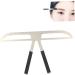 Beavorty 3pcs Eyebrow Ruler Three-point Kits Eyebrow Shaper Stencil Kit Eyebrow Measure Ruler Stainless Steel mediumx3pcs As Shownx3pcs - Buy Online on GoSupps.com