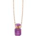 Stainless Steel Oil Diffuser Bottle Pendant Necklace | Women's Choker Jewelry - Buy Online on GoSupps.com
