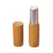 Vosarea 3 pieces bamboo wood lipstick pipes empty refillable diy lipstick tube holder deodorant case for cosmetic lip balm lip gloss container (silver)
