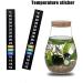 CENPEK 3Pcs Aquarium Thermometer Strip - Digital Temperature Sticker with Dual Scale for Accurate Fish Care - Buy Online on GoSupps.com