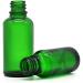 3PCS 30ml Empty Refillable Green Glass Essential Oil Roll On Bottles Cosmetic Sample Packing Jars Pots with Metal Roller Ball And White Cap For Essential Oil Perfume - Buy Online on GoSupps.com
