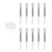 FRCOLOR Silicone Lip Brush Set - 4 Pcs Exfoliating Lip Scrub & Balm Applicator - White Lip Gloss Makeup Tools for Travel - Buy Online on GoSupps.com