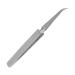 Precision tweezers stainless steel SMD soldering tweezers cross locking reverse tweezers with fine curved tip