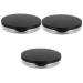 Didiseaon 6 Pcs Loose Powder Box 5g Powder Case Old Fashioned Mirror Box Travel Blackx3pcs 7.5x7.5cmx3pcs