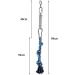Spring Pole Dog Rope Toys Outdoor Stainless Steel Spring Pole Hanging Bungee Exercise Dog Rope Toys Best for Tug of War Bite Training Pull Exercise Solo Play (Standard Edition) - Buy Online on GoSupps.com