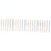 Minkissy 24 STK eyebrow knife made of stainless steel Facehaarrasier Tools for facial razors Trimmer for eyebrow razor Face cutters stock.