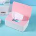 QKFON Storage Box for Wet Wipes - Versatile Napkin Holder for Home & Office - Stylish Pink White Design - Buy Online on GoSupps.com
