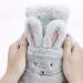 Dlandz Large Gray Rabbit Plush Heat Bottle Bag | Winter Reusable Hand & Foot Warmer | Cozy Warmth for All Ages - Buy Online on GoSupps.com