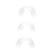 Gleavi 9 pieces non-slip optically practical anti-silicone color in u transparent glasses strap soft upholstered pillow slip holder pillow no replacement one-screw saddle glasses