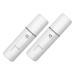 LALADEFIEE 2pcs Spray Meter Facial Mister Portable Spray Humidifier Lash Tool Nano Mist Sprayer Plastic White