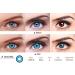 Buy Matlens EOS Blue Colored Contact Lenses - Prescription-Free Circle Lens Includes Case & Care Solution - Buy Online on GoSupps.com