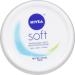 NIVEA Soft Moisturizing Cream 6.8 Oz - Enriched with Jojoba Oil & Vitamin E | Best Face & Body Moisturizer - International Shipping Available - Buy Online on GoSupps.com