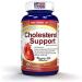 Cholesterol Support: Natural Supplement to Lower High Cholesterol & Triglycerides - Heart Healthy Formula - Buy Online on GoSupps.com