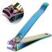 Plated Nail Clipper Carbon Steel Gradient Color Fashionable Nail Trimmer Cutter Manicure Pedicure Tool Large Nail Clipper - Buy Online on GoSupps.com
