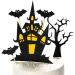 Halloween Cake Topper Set - Haunted House, Ghost, Pumpkin Cupcake Decorations for Wizard, Ghost, Spider Party - Buy Online on GoSupps.com