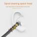 Portable Ear Cleaner Stainless Steel Ear Spoon Set Stainless Steel Ear Wax Remover Reusable Stainless Steel Ear Wax Remover Set Ear Wax Easily Removed Ideal for Personal and Home Use(Orange-2pcs) - Buy Online on GoSupps.com