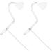 Banglijian BTE Hearing Amplifier Accessories - Left Ear - 2 Pieces Sound Tubes