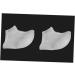 minkissy 3 Pairs Heel Soreness Relief Cushion Sleeves Shoe Inserts Silica Protective Sleeve Pedicure Heel Crack Men and Women White Soft - Buy Online on GoSupps.com