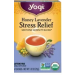 Yogi Tea - Honey Lavender Stress Relief (6 Pack) - Soothing Serenity Blend with Lavender, Chamomile, and Peppermint - Caffeine Free - 96 Organic Herbal Tea Bags