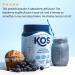 KOS Organic Plant-Based Protein with Blue Spirulina & Immunity Blend - Blueberry Muffin Flavor 1.3 lb - Buy Online on GoSupps.com