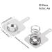 Buy uxcell 20 Pairs AA Battery Conversion Spring Contact Plates - Nickeling 11.28mmx11.5mm | International Shipping Available - Buy Online on GoSupps.com