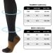 Hycoprot Compression Stockings 15-20 mmHg for Men & Women - 3 Pairs Fitness Flight Running Cycling Support Socks - Black & Yellow L-XL - Buy Online on GoSupps.com
