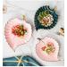 Fruit Dish Gold Plating Ceramic Plate Set Fashion Maple Leaf Design Jewelry Tray Tableware Accessories Dim Sum Fruit Plate Kitchen Dining Dish Green L - Buy Online on GoSupps.com