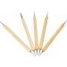 Zerodis 8Pcs Leather Carving Craft Kit - Manual Carving Stylus Dotting Tools Set for Embossing & Spoon Carving - Buy Online on GoSupps.com