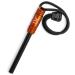 Exotac fireROD Ferrocerium Firestarter with Replaceable 5/16 in. Diameter Waterproof Ferro Rod Striker and Tinder Capsule Compartment with Included quickLIGHT Tabs, Works with Most Bushcrafting Knives Blaze Orange