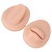 Simulated Mouth Tongue Model Simple Operation Soft And Convenient Mouth Tongue Stud Display Model Flexible Reusable Silicone For Jewelry Store (Light Skin Color)