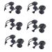 Durable Plastic Surfboard Leash Plugs Bodyboard Surf Leash Plugs Suit for Water Sports Replacement Accessories (6 Pieces)