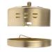 ZHONGJIUYUAN Copper Moxa Box - 4pcs Moxibustion Therapy for Pain Relief | International Shipping Available - Buy Online on GoSupps.com