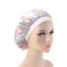 mossty Women Nightcap Elastic Band Sleeping Hat Baggy Bonnet Curly Natural Hair Headwear Hair Loss Cap Pink