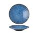 Dessert Dishes Ceramic Plates Nordic Blue Ceramic Dinner Plate Restaurant Pasta Steak Plates Home Fruit Salad Bowl Cake Dessert Plates Kitchen Utensils Salad Plates(A 9.5inch) (B 11inch One Size)