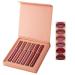 HADAVAKA Waterproof Velvet Matte Lipstick Set 6 Color Long Lasting Glaze NonFading