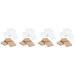 Minkissy Wachstsbe 800 STK wax papier Wax pounds Wax roller set eyebrow wax set for women Wachsplicator pencils and strips of wax strips for the face hair removal wax