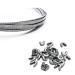 Spiral Metal Boning - 10 Yards, 1/4" + 24 Tips