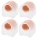 Lurrose 2 Pairs Toe Splitter Multipurpose Tool Fiber Tools Silicone Gel Bunion Protector Sleeves Toe Spacers for Feet Men Small Toes Separators Toe Separate Tools Toes Spacers As Shown 2.7x2.2cm