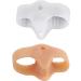 ALINZO Gel Big Toe Separator for Bunion and Hallux Valgus - White Silicon Bunion Corrector and Toe Alignment Orthotic - Buy Online on GoSupps.com