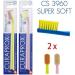 Curaprox CS3960 Super Soft Manual Toothbrush - 2 Pack (Assorted Colors) | Gentle Cleaning for Sensitive Gums - Buy Online on GoSupps.com