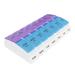 Ezy Dose Weekly AM/PM Travel Pill Organizer and Planner  Removable AM/PM Compartments  Great for Travel (Small) Weekly AM/PM - Small