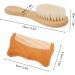 Healvian 2pcs Wooden Hair Comb & Brush Set for Toddlers and Infants - Solid Wood Grooming Kit for Newborns - Buy Online on GoSupps.com