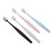 4 pieces of soft toothbrush manual massage devices manual toothbrush children toothbrush for children infant toothbrush children's tools toothbrush made of silk soft fur ABS handle travel