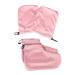 2paires Et Chaussettes De Bain De Paraffine Ensemble De Rose Pour Th rapie De Relaxation Et Soin 28x20cm rose
