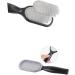 Healeved 2 Pcs Remover Metal Scraper Metal Spatula Exfoliator for Feet Dead Skin Remover Foot Scrubber Remover Exfoliating Scrub Stone Roller Empty Foot with White - Buy Online on GoSupps.com